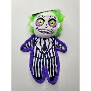 Beetlejuice Halloween Plush Squeaky Dog Pet Toy Doll  NEW W/tag